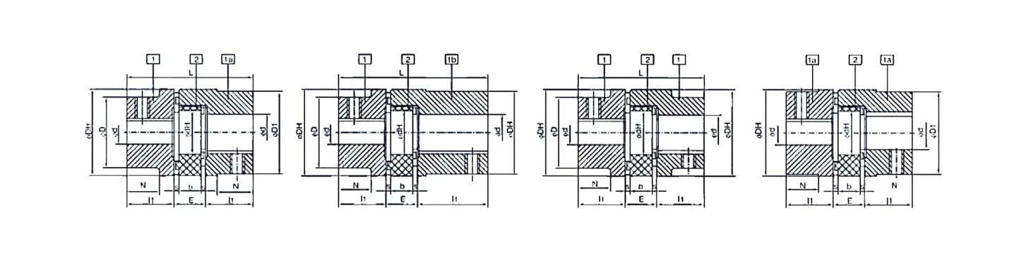 ANSI GE Type Couplings GG25 ANSI GE Type Couplings GG25